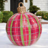 Opblaasbare Kerstbal - decoratie voor binnen en buiten!